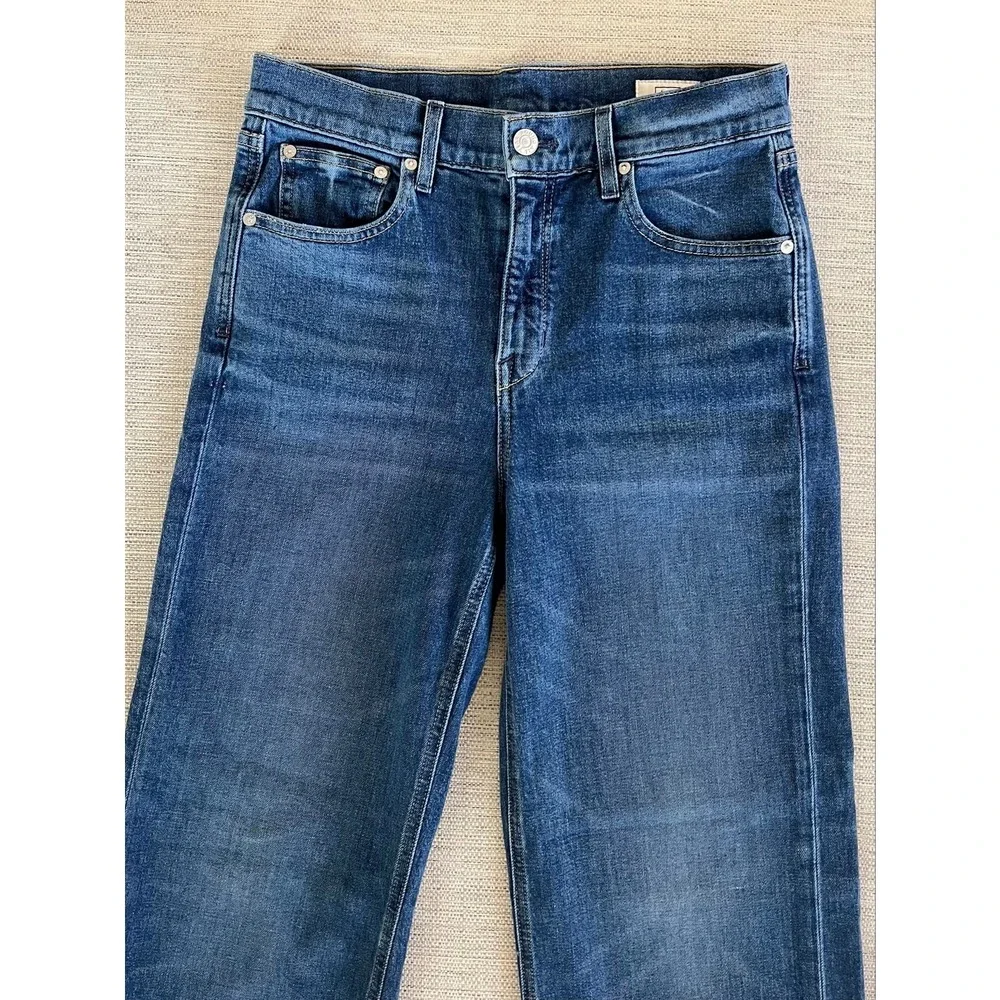 AYR The Secret Sauce 29S Blue Jeans Wide Leg High Rise Crowd Surf
